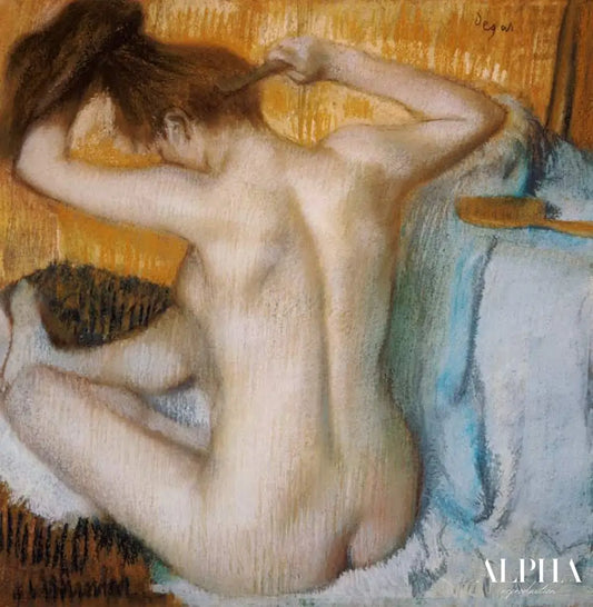 Femme avec leur toilette - Edgar Degas - Reproductions de tableaux et peintures haut de gamme