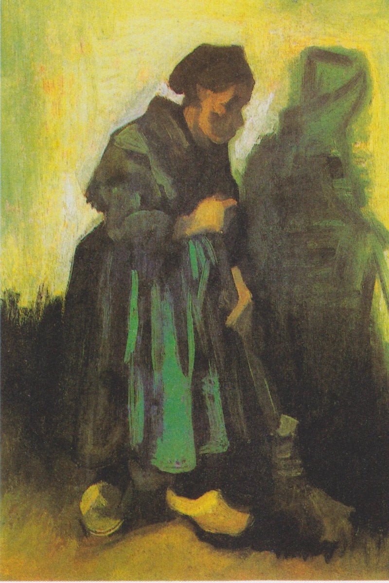 Kobieta z miotłą - Vincent van Gogh