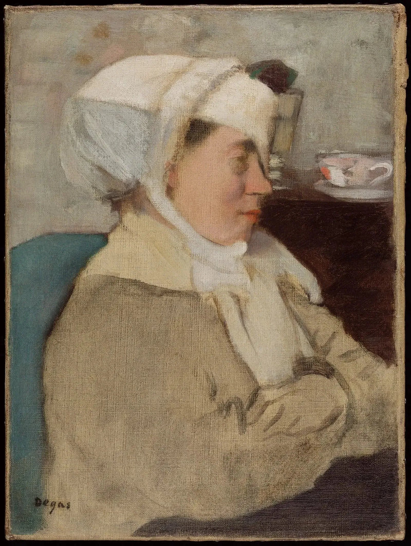 Kobieta z bandażem - Edgar Degas