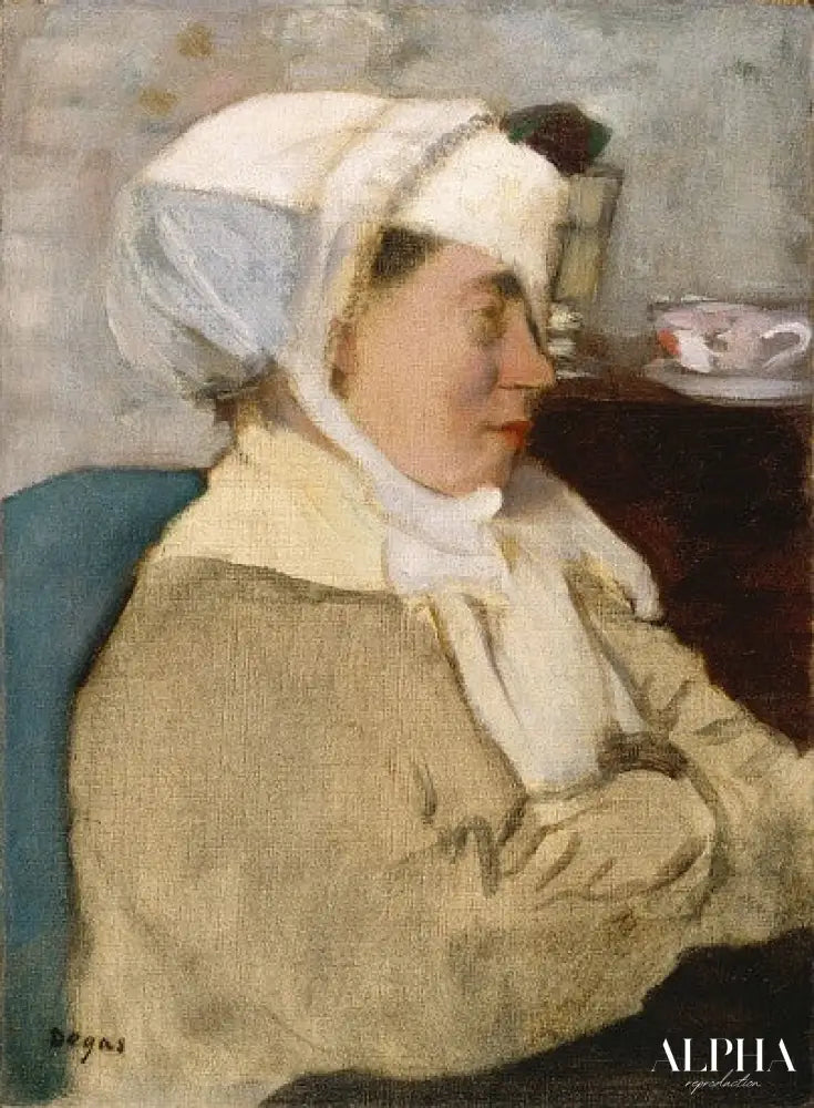 Femme avec un bandage - Edgar Degas - Reproductions de tableaux et peintures haut de gamme