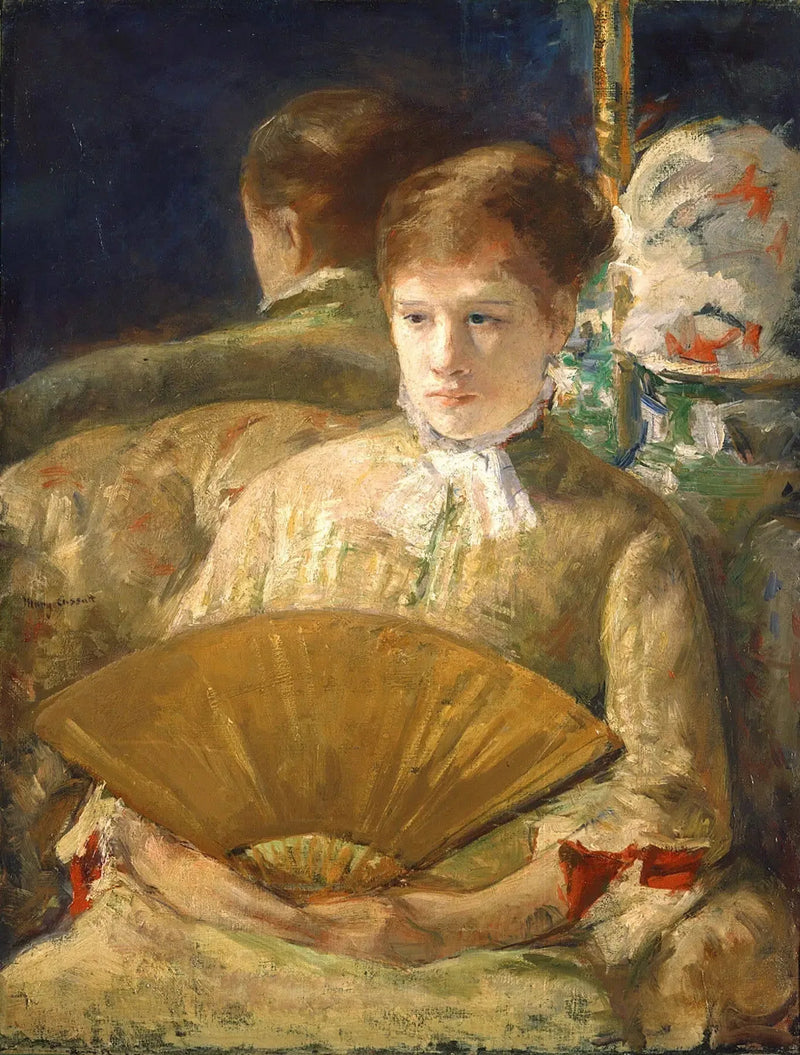 Kobieta z wachlarzem - Mary Cassatt