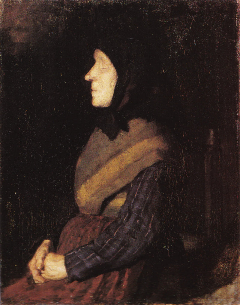 Ślepa kobieta, Blue Ane (Ane Christense Nielsdatter) - Anna Ancher