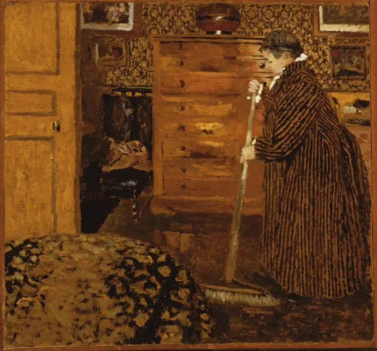 Kobieta zamiatająca - Édouard Vuillard