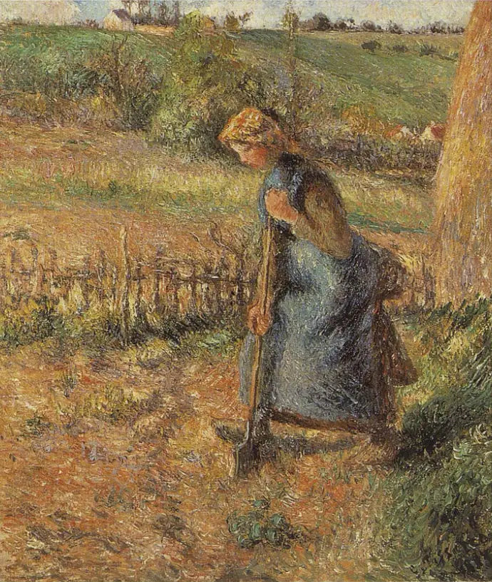 Kobieta śpiewająca - Camille Pissarro