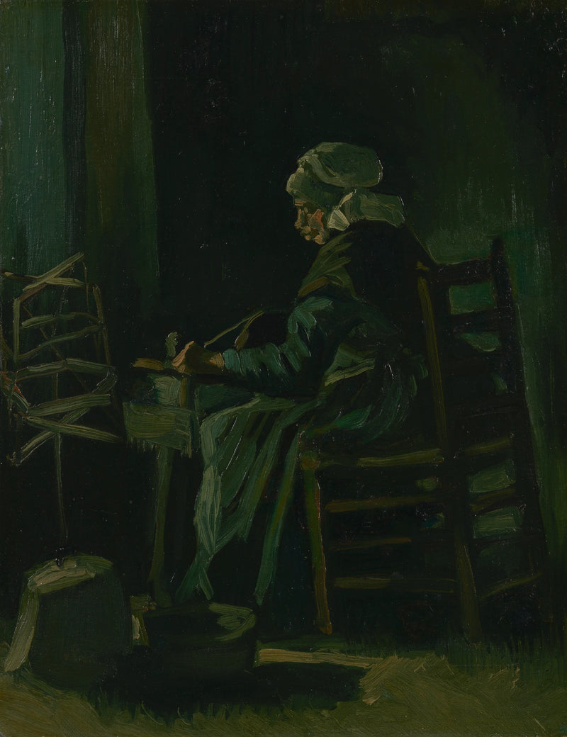 Kobieta nawijająca nić - Vincent van Gogh