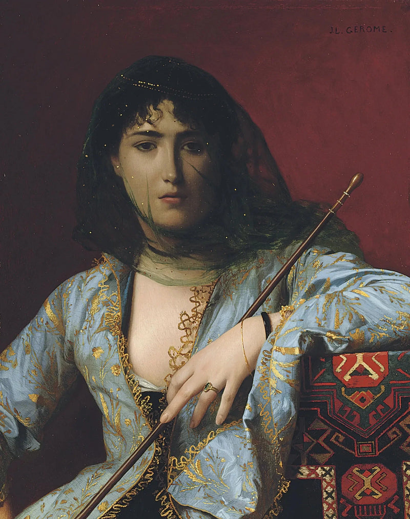 Zasłonięta kobieta cyrkowa - Jean-Léon Gérôme