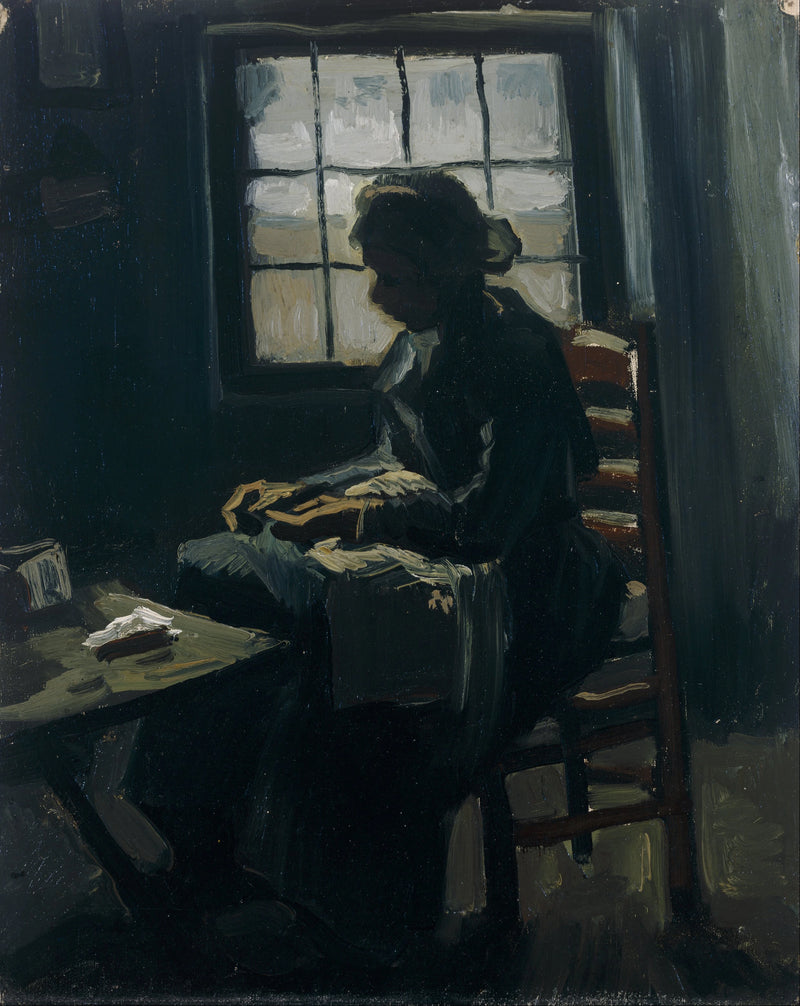 Kobieta szyjąca - Vincent van Gogh