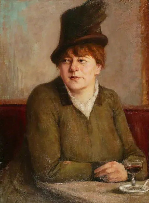 Kobieta w kawiarni - Edgar Degas