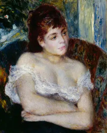 Kobieta w fotelu - Pierre-Auguste Renoir