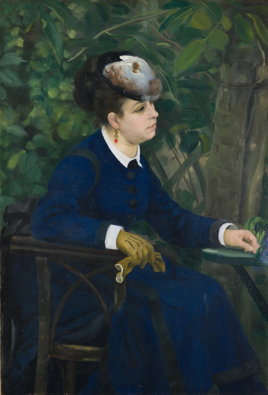 Kobieta w ogrodzie - Pierre-Auguste Renoir