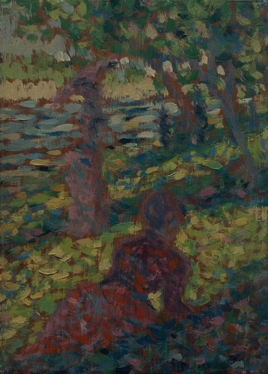 Kobieta w parku - Georges Seurat