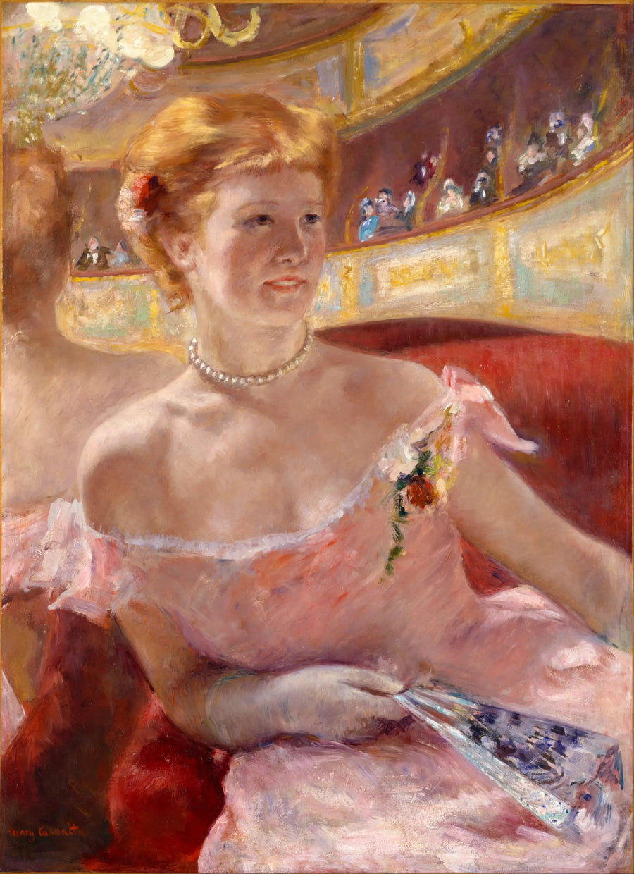 Kobieta w loży - Mary Cassatt