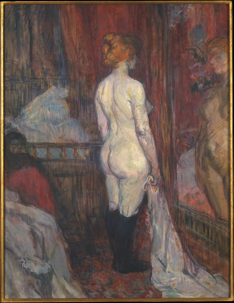Kobieta przed lustrem - Henri de Toulouse-Lautrec