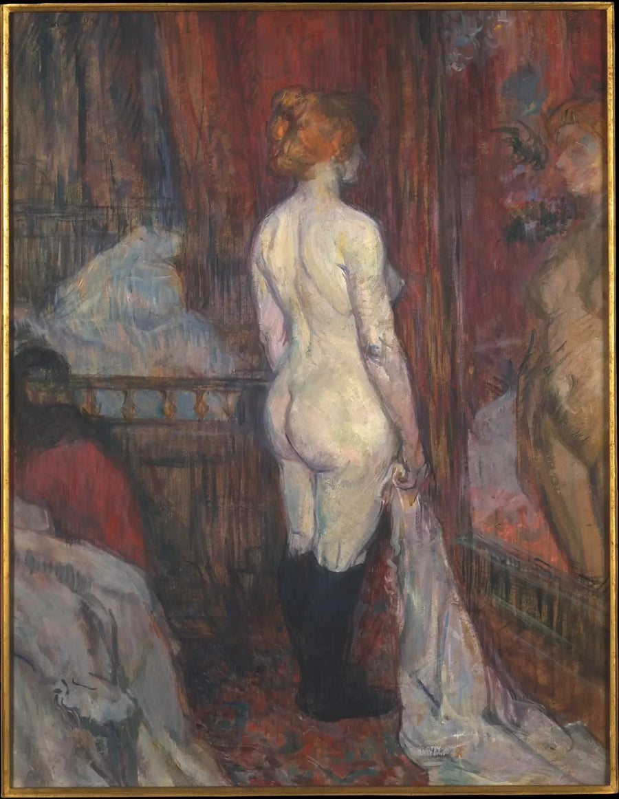 Kobieta przed lustrem - Henri de Toulouse-Lautrec