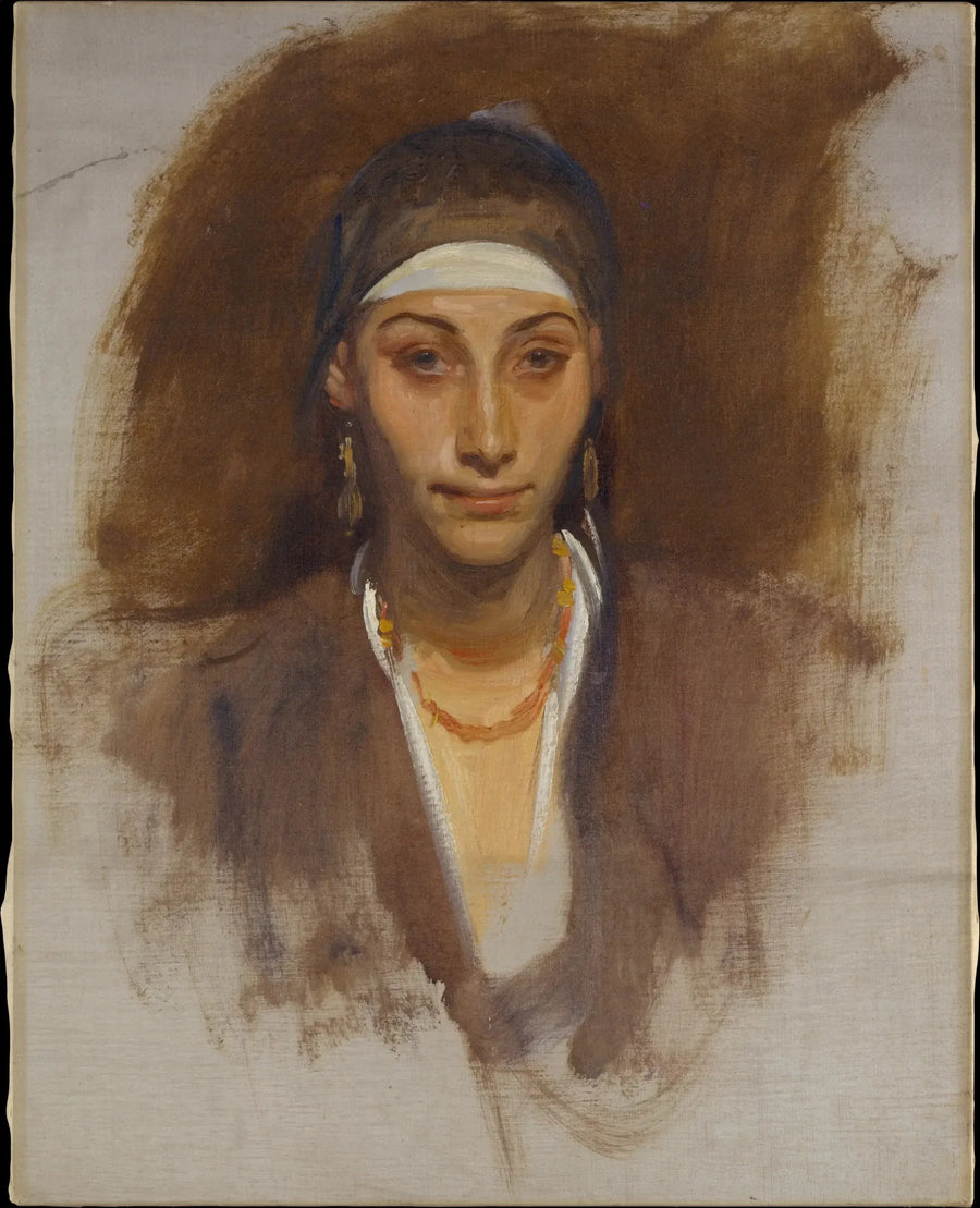 Egipska kobieta z kolczykami - John Singer Sargent