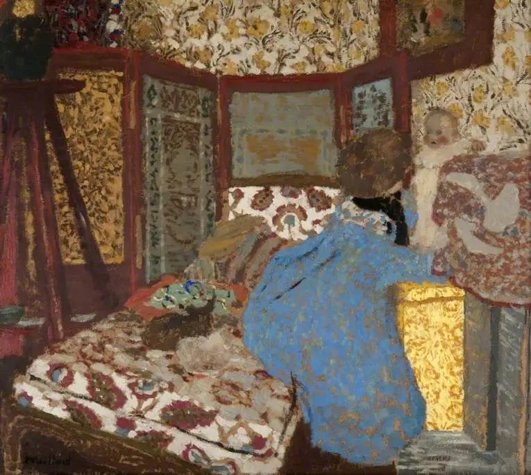  Kobieta w niebieskim z dzieckiem - Édouard Vuillard