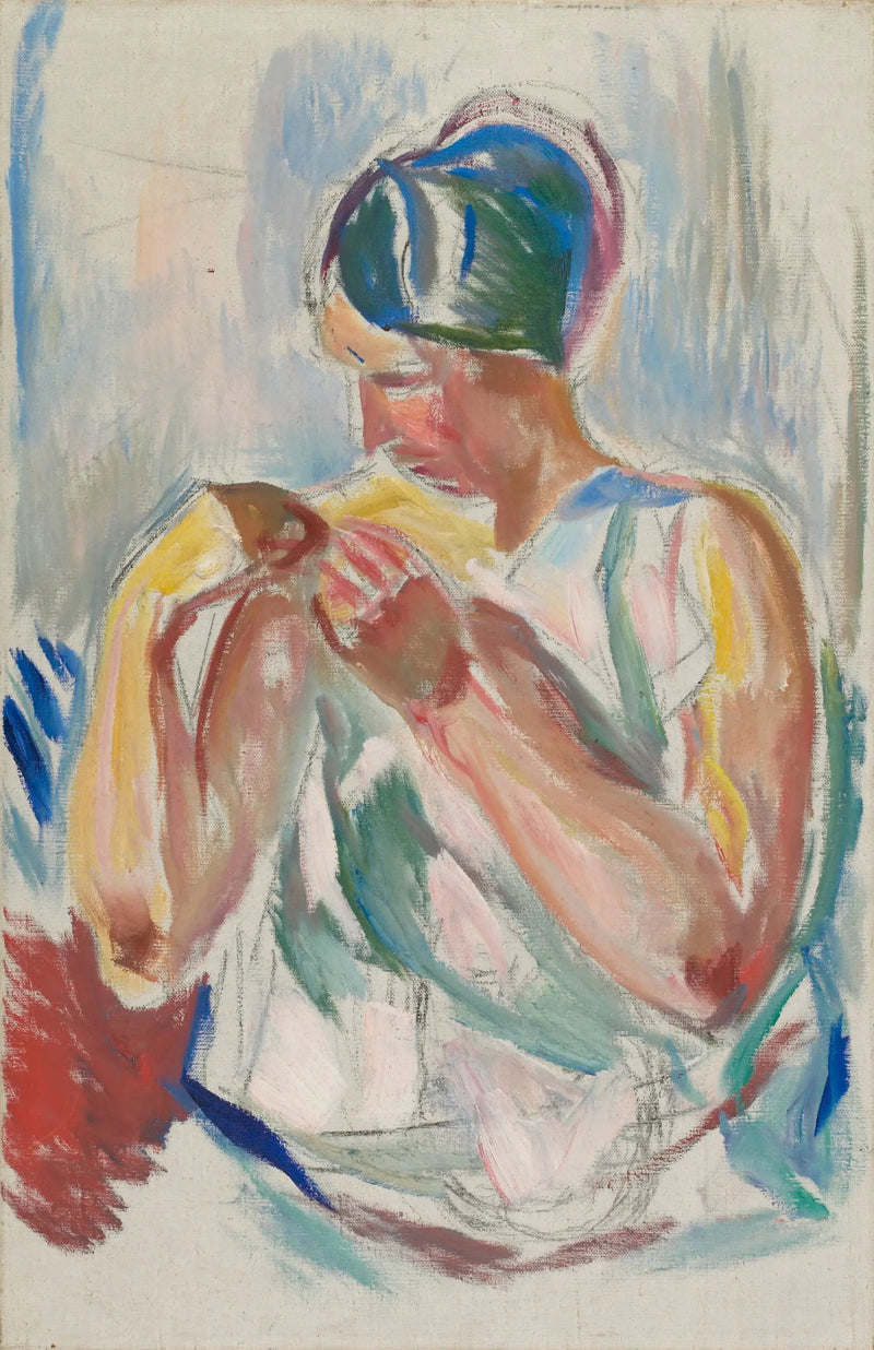 Kobieta w szlafroku - Edvard Munch