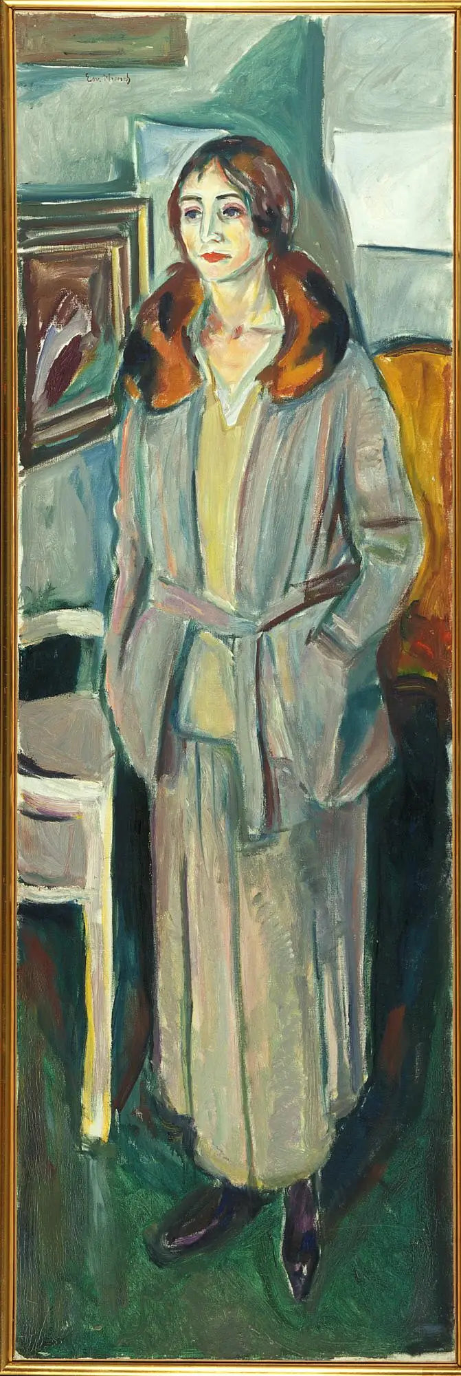 Kobieta w szarości - Edvard Munch