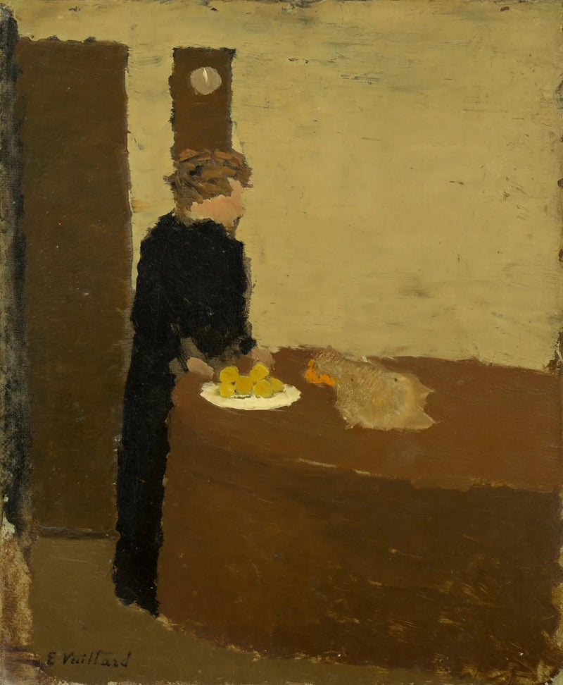 Kobieta w czerni - Édouard Vuillard