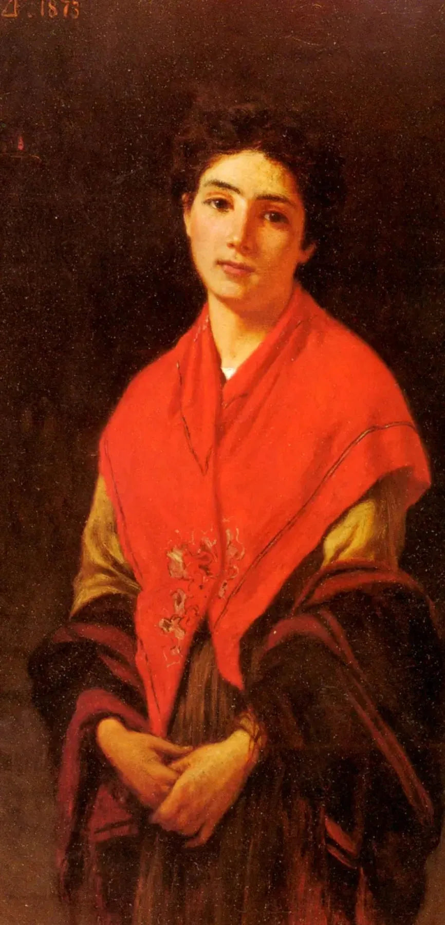 Kobieta w czerwieni - Federico Zandomeneghi