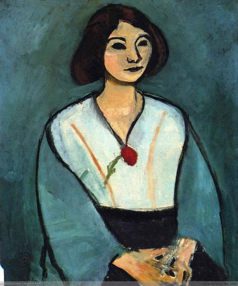 Kobieta w zieleni - Henri Matisse