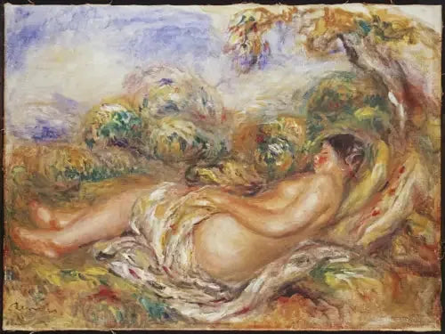 Kobieta leżąca na wsi - Pierre-Auguste Renoir