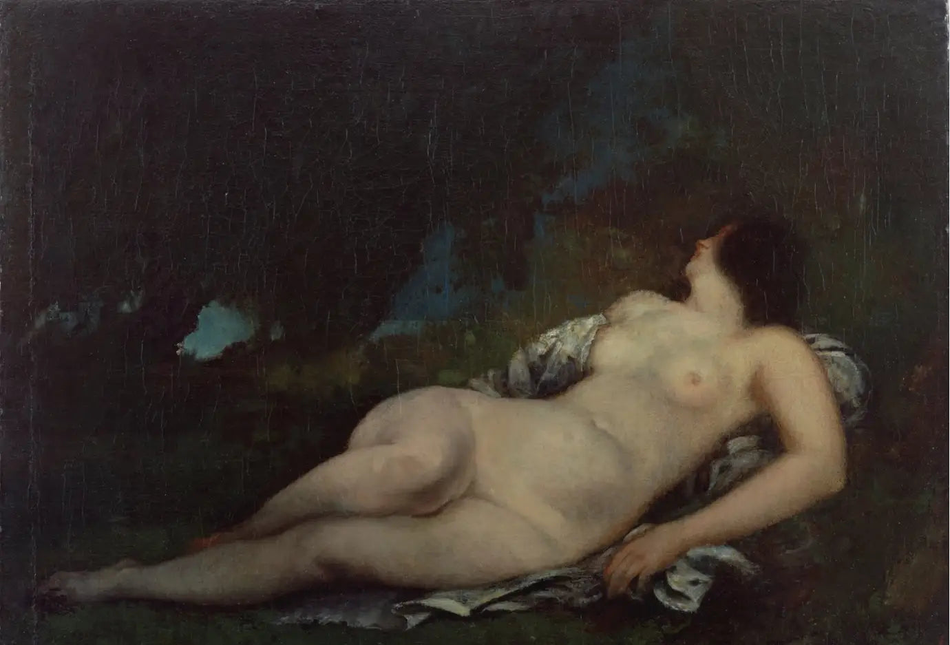 Femme étourdissante - Gustave Courbet image 1 tableau peint à l’huile sur toile