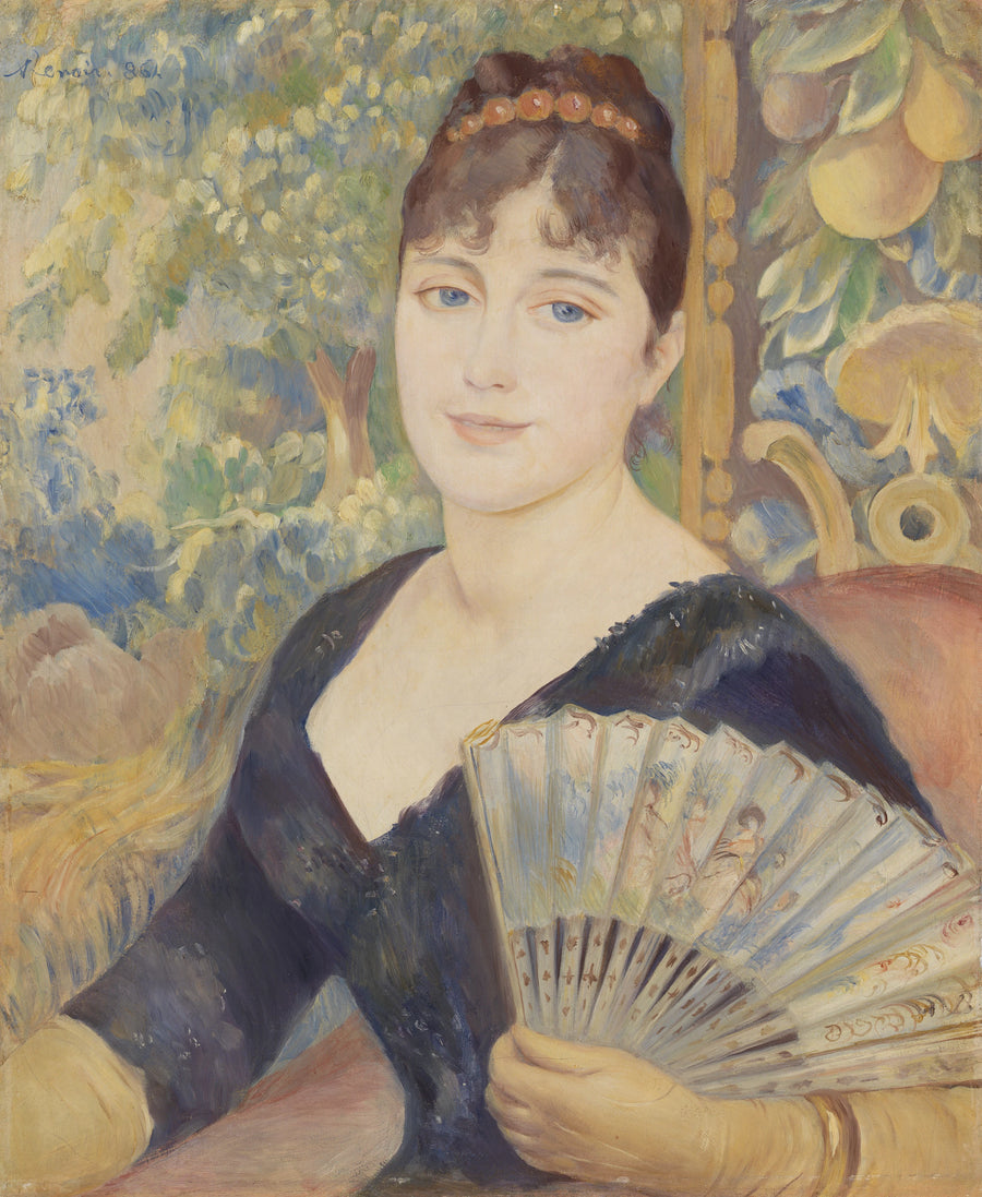 Kobieta z wachlarzem - Pierre-Auguste Renoir