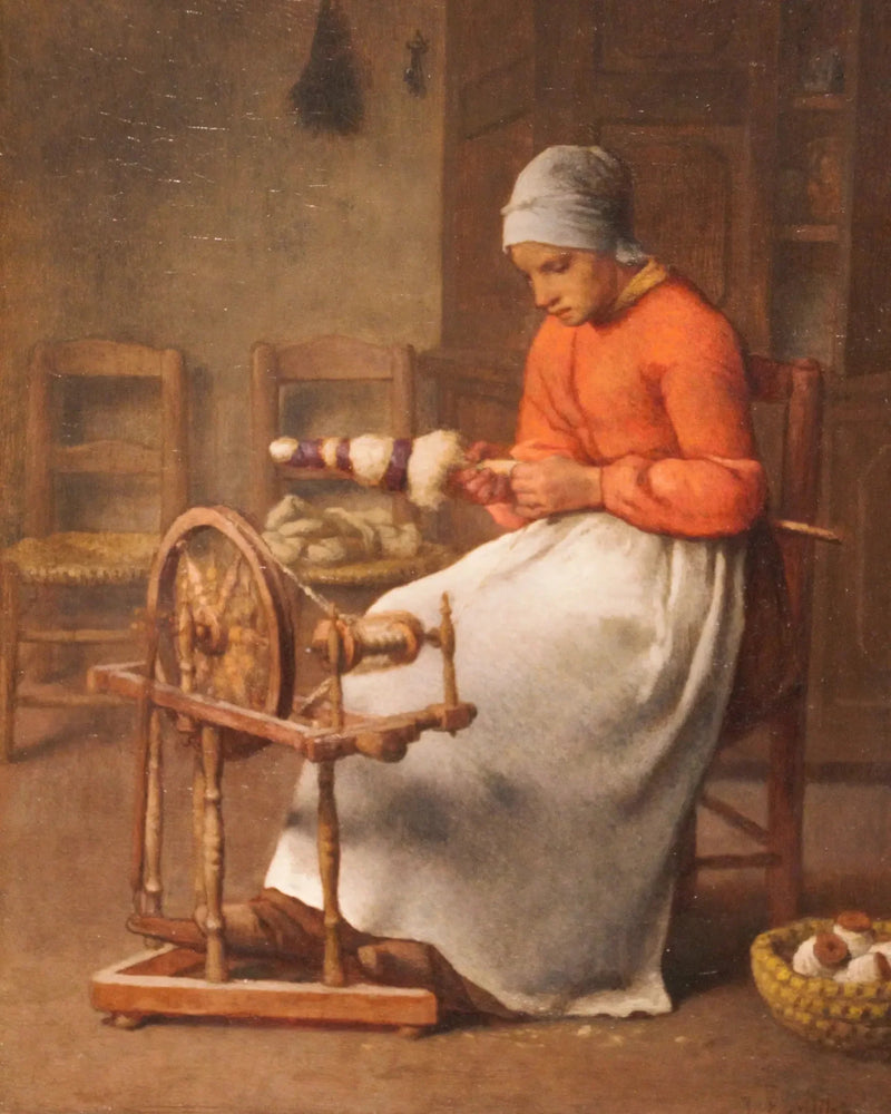 Biegająca kobieta - Jean-François Millet