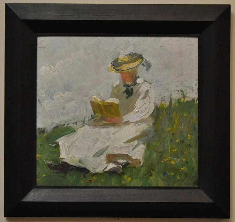 Kobieta czytająca w zieleni - Franz Marc