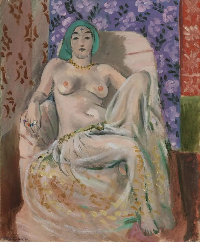 Muzułmanka (Uniesione kolano) [Muzułmanka (Uniesione kolano)] - Henri Matisse