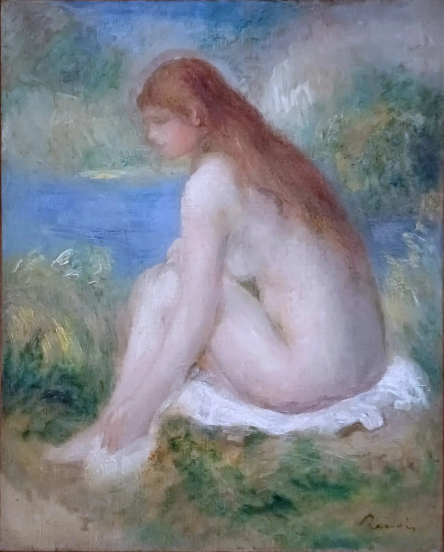 Nagie kobieta siedząca - Pierre-Auguste Renoir