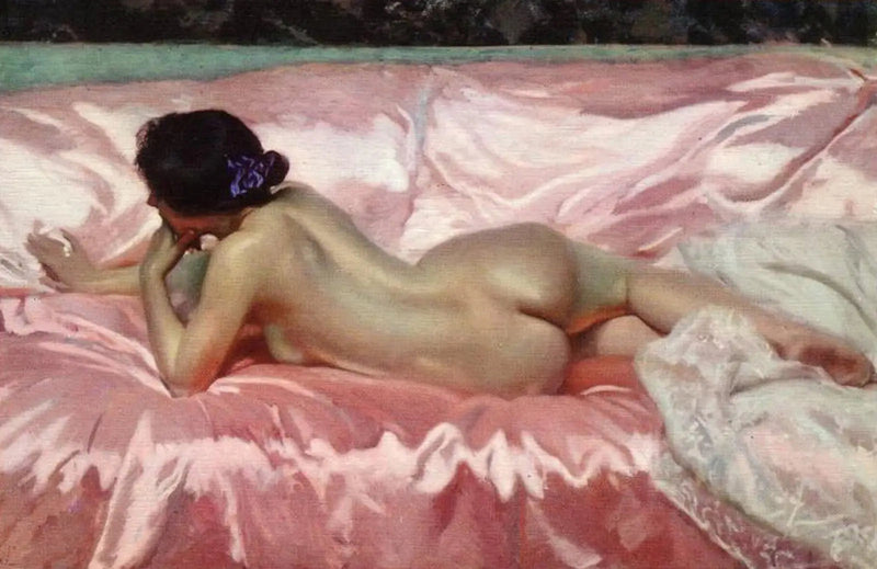 Naga kobieta - Joaquín Sorolla