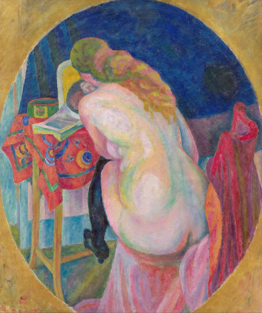 Naga kobieta czytająca - Robert Delaunay