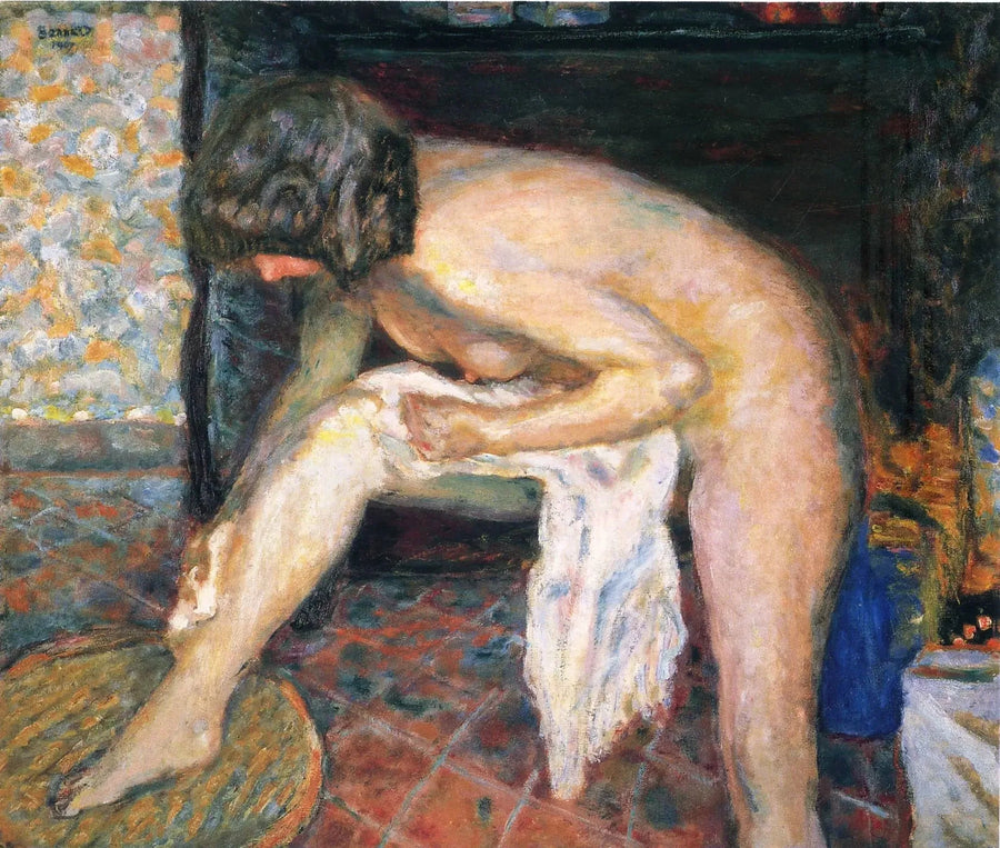 Kobieta pochylona - Pierre Bonnard