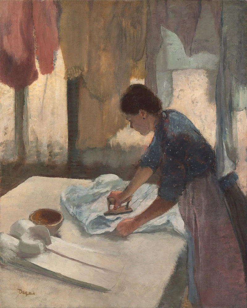Kobieta prasująca - Edgar Degas