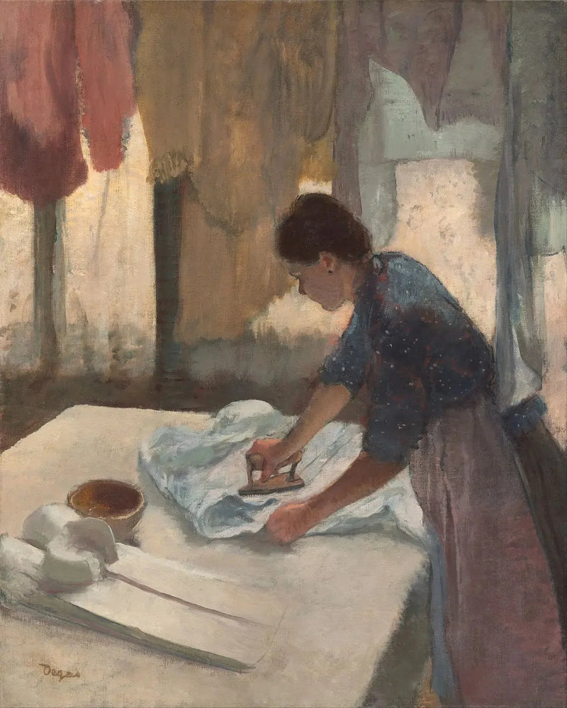 Kobieta prasująca - Edgar Degas