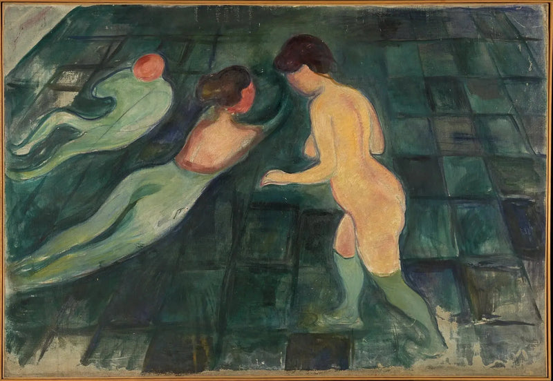 Kobieta kąpiąca się - Edvard Munch
