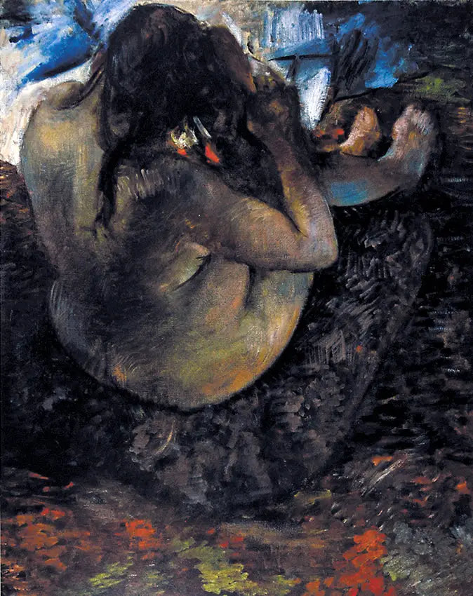 Kobieta czesząca się - Edgar Degas