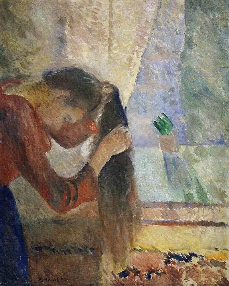 Kobieta czesząca się - Edvard Munch