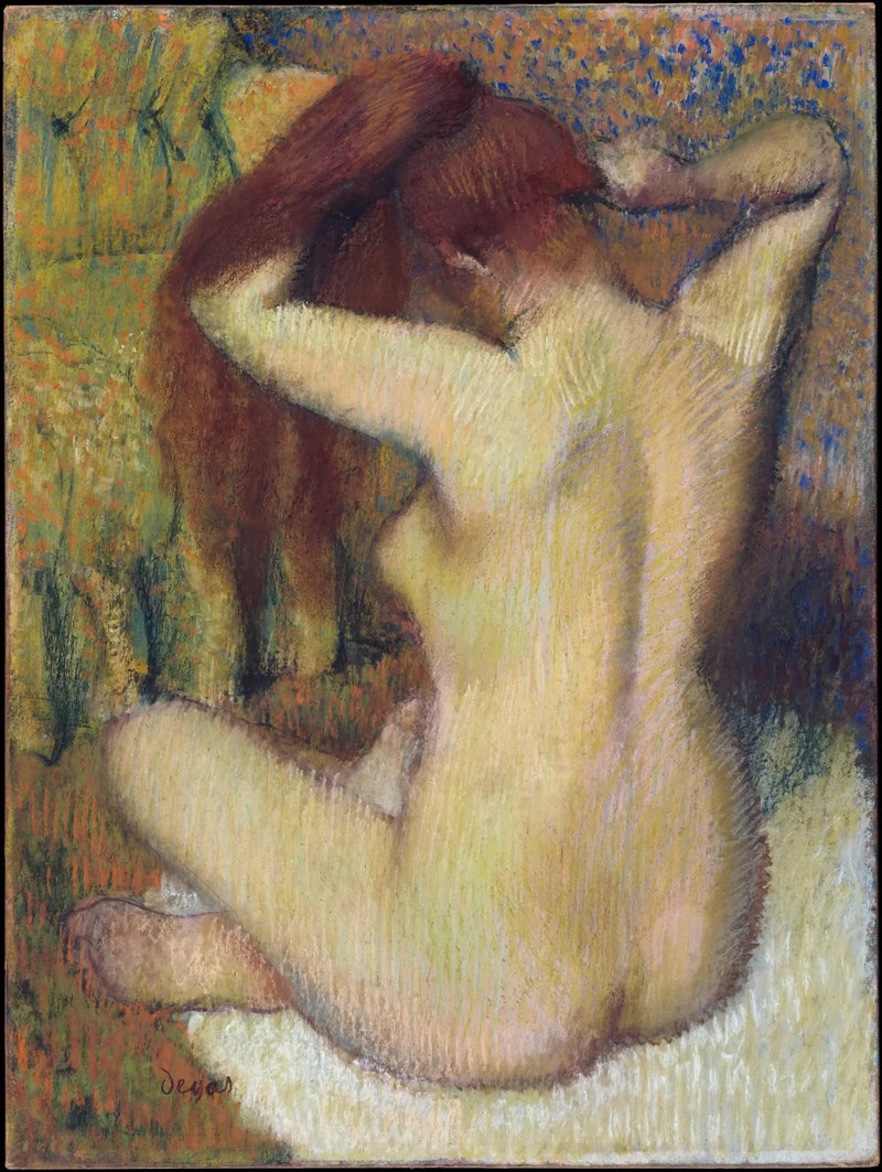 Kobieta czesząca włosy - Edgar Degas