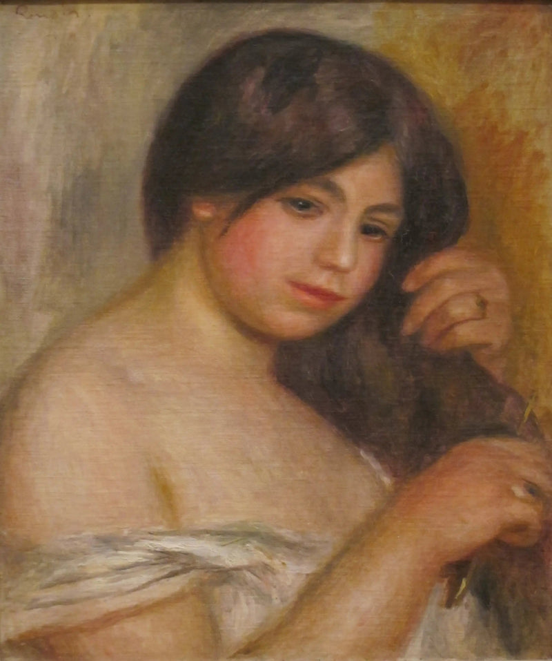 Kobieta czesząca włosy - Pierre-Auguste Renoir