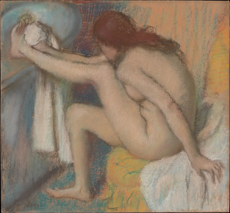 Kobieta osuszająca stopy - Edgar Degas