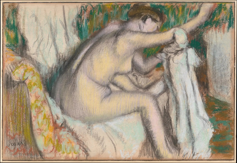 Kobieta osuszająca ramię - Edgar Degas