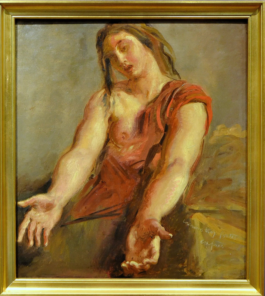 Modląca się kobieta - Théodore Chassériau