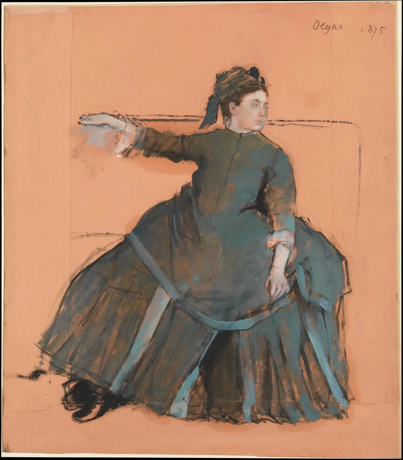Kobieta na kanapie - Edgar Degas
