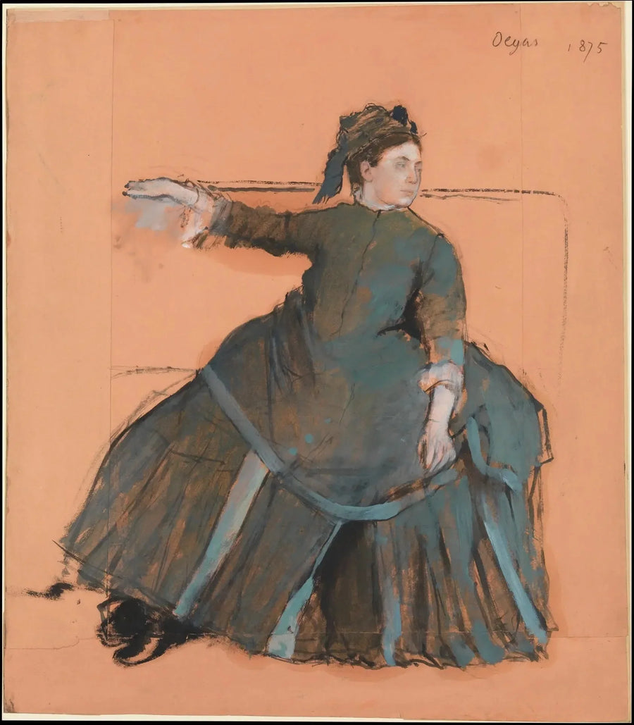 Kobieta na kanapie - Edgar Degas