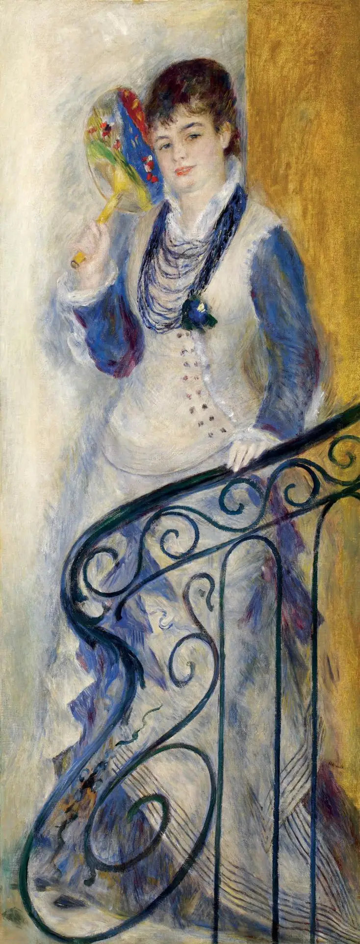 Kobieta na schodach - Pierre-Auguste Renoir