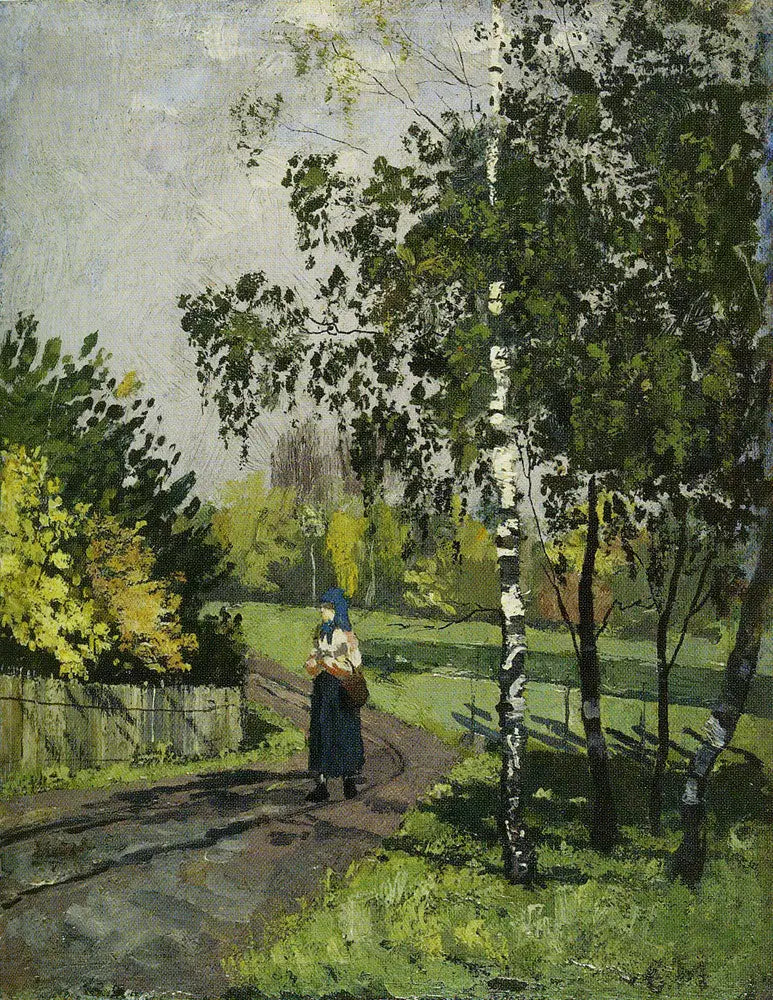 Kobieta na wiejskiej drodze - Edvard Munch