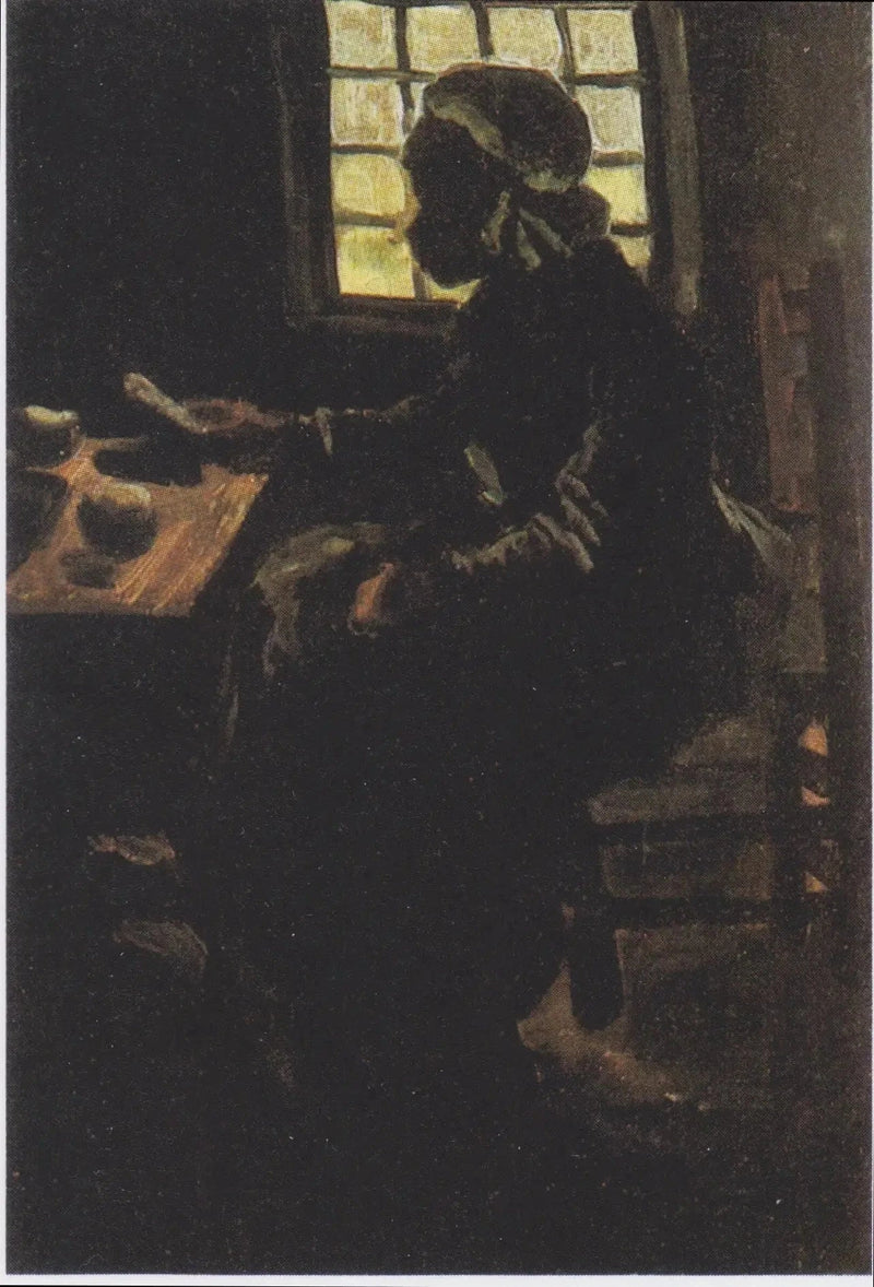 Kobieta przy stole - Vincent van Gogh